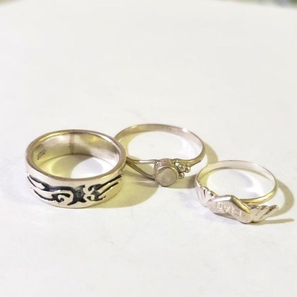 Three Silver Rings - Picture 1 of 5